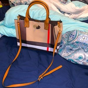 British tartan purse